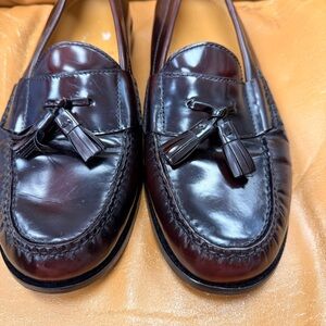 Cole Haan / Pinch -Hand Sewn Elegant Brown Tassel Loafers for Men 11 1/2 D sz